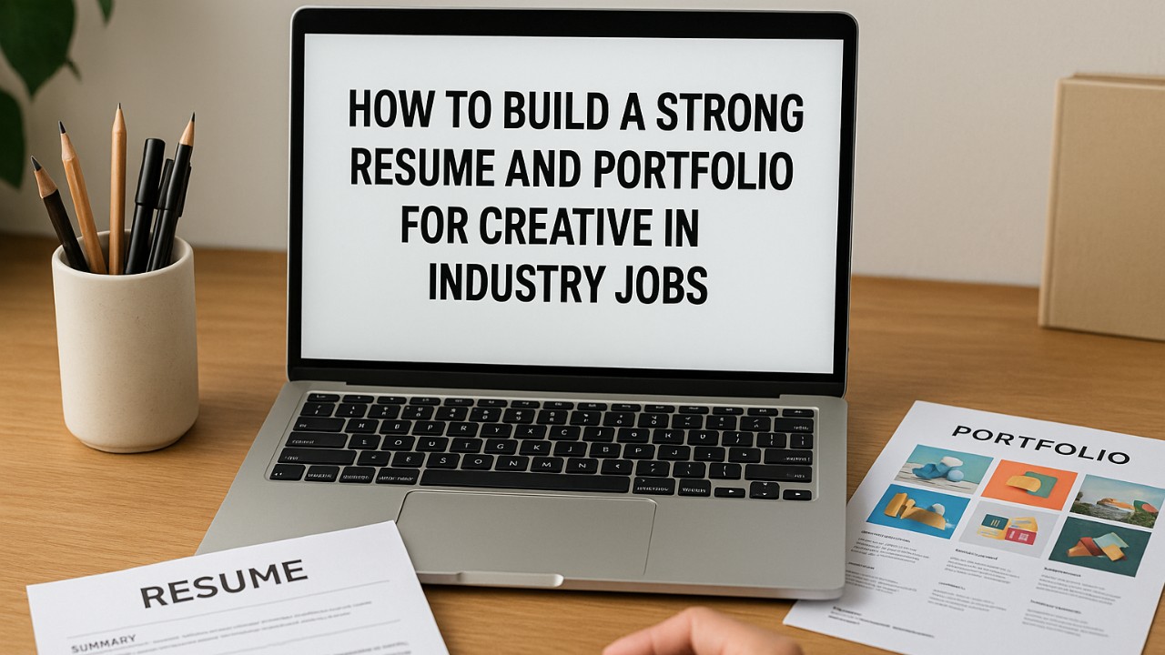 Resume and Portfolio for Creative Industry Jobs