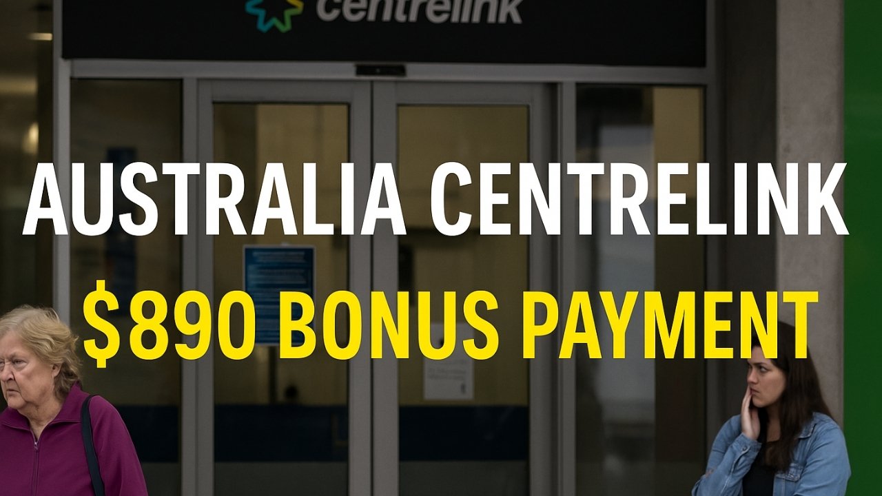 Australia Centrelink 890 Bonus Payment