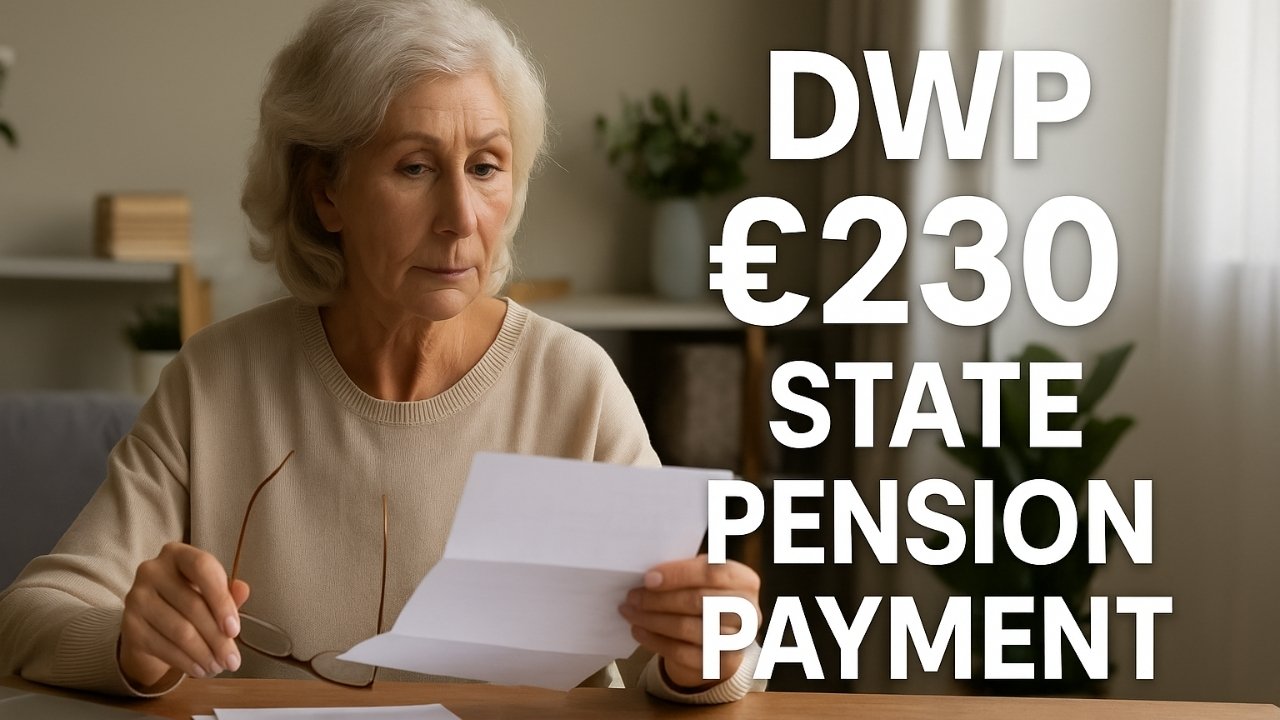 DWP 230 State Pension Payment