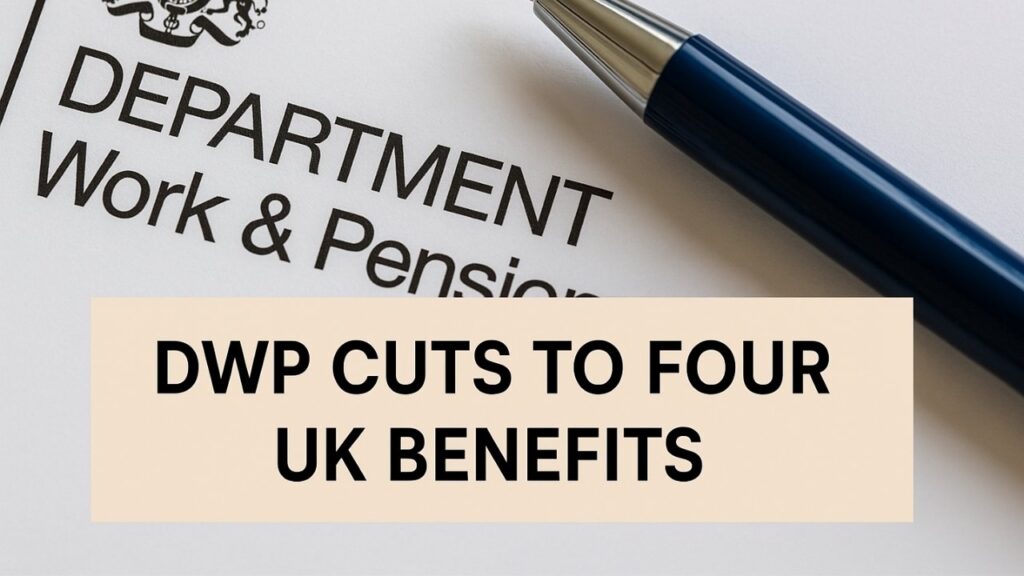 DWP Cuts to four uk benefits