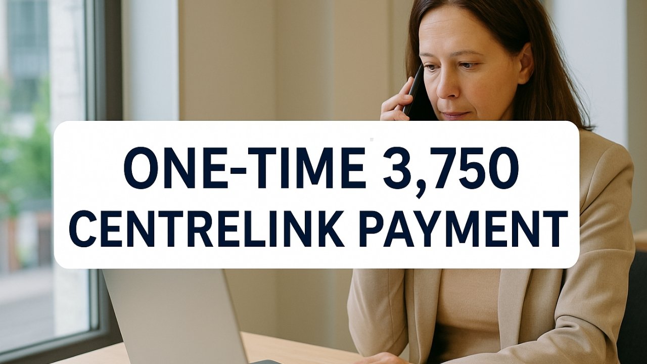 One time 3750 centrelink payment