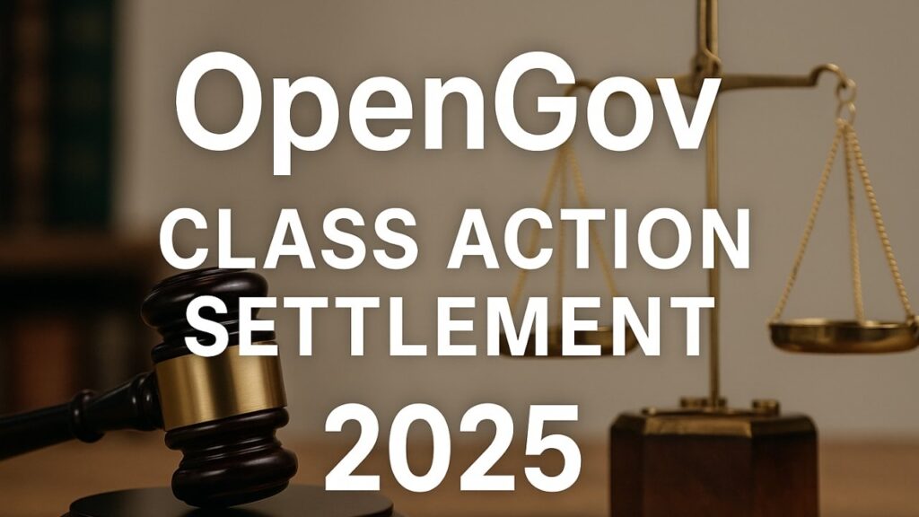 OpenGov Class Action Settlement
