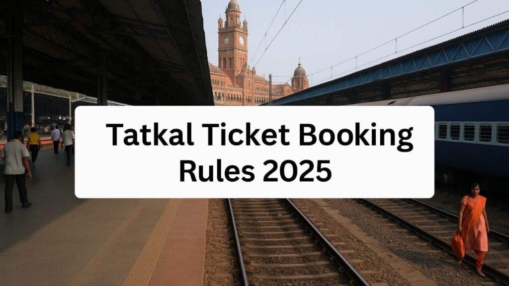 Tatkal Ticket Booking Rules 2025