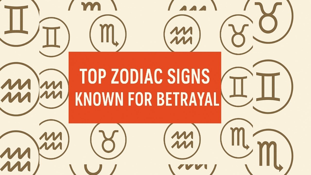 Top Zodiac Signs Known for betrayal
