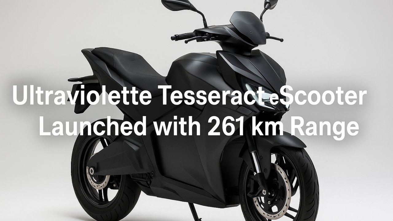 Ultraviolette Tesseract e-Scooter
